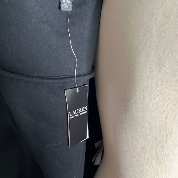 Lauren Ralph Lauren Womens Teddy Jacket Fully Zip Black Size Extra Large NWT - Picture 10 of 13